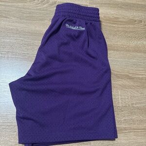 Mitchell & Ness Kids Deep Purple Shorts